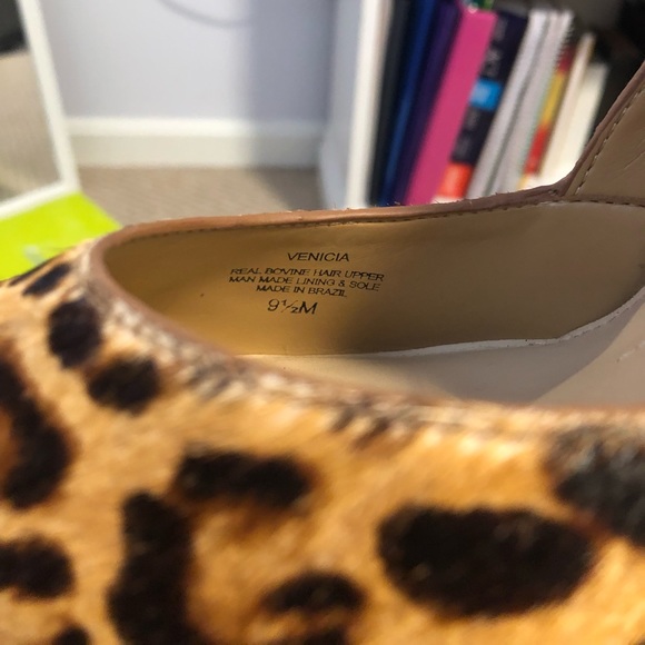 Gianni Bini Venicia Leopard print calf hair d’Orsay Pumps. Size 9.5 - Picture 5 of 6